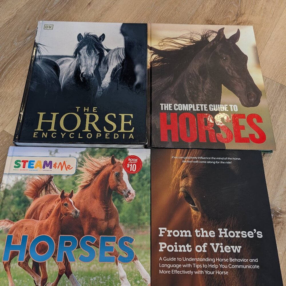 Lot of 4 Horse Books